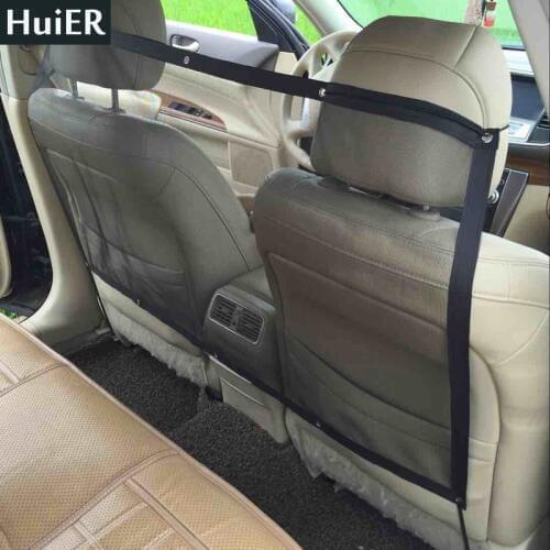 HuiER High Quality Pet Fence Anti-collision Mesh Car Seat Cover Safety Car-Styling Barrier Isolation Network for Pet Protection