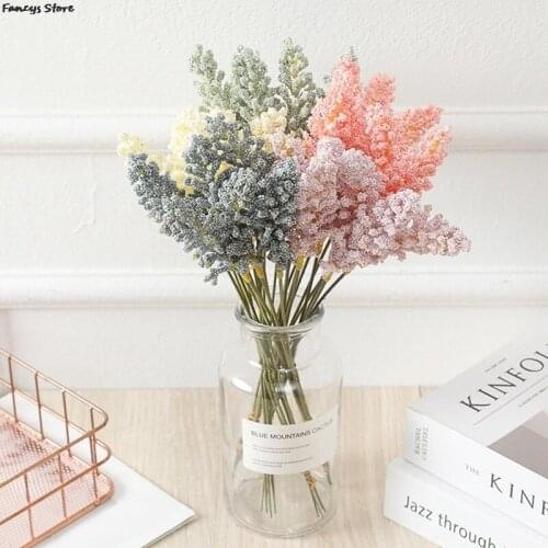 6 Branches Of Artificial Flower Ears Literary Nordic Style Simulation Flower Office Cafe Decoration Pink Purple Pastoral Wedding