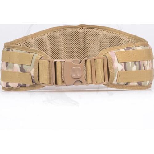 Camouflage belt Military waistband Tactical belt ACU Black