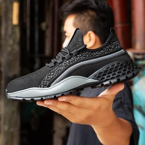 Safety Shoes For Men Women Steel Toe Work Comfortable Lightweight Breathable Construction Sneakers Composite Toe