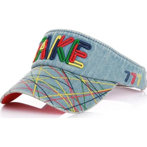 Summer Baseball Cap for Boy Girls Cowboy 1-6 Year Children Hat Sunshade Outdoor Letter Breathable Adjustable Empty Top