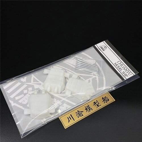 Mini Metal Barrel Battleship Turret for 1/350 Scale 510MM Yamato Battleship DIY Modification Kits