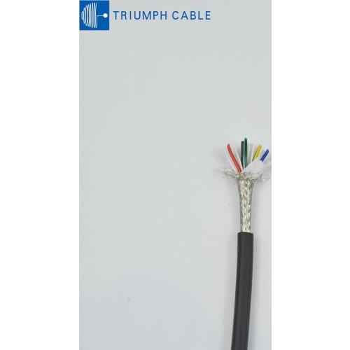 Triumph cable TRVVP 0.3MM high flexible pvc jacket towline multi core cable 2 core 3 core 4 core 5 core 6 core Drag chain wire