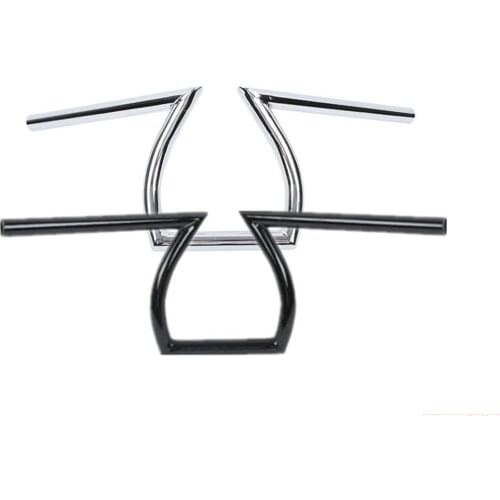 Motorcycle 1" Z Bar Handlebar For Harley Sportster XL 1200 883 Custom Chopper Bobber Universal