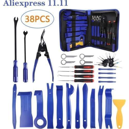 Car Pry Disassembly Tool Set Hand Tool Kit Car Repair Tool DVD Stereo Refit Kits Plastic Trim Panel Dashboard Removal Tool