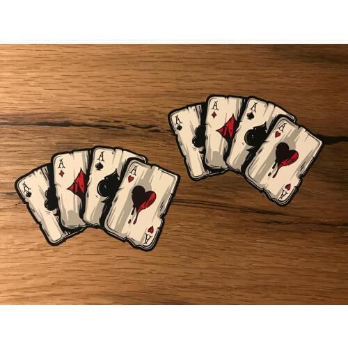 Ace Sticker Retro Vintage Motorcycle Biker V2 Chopper Custom Vintage #435