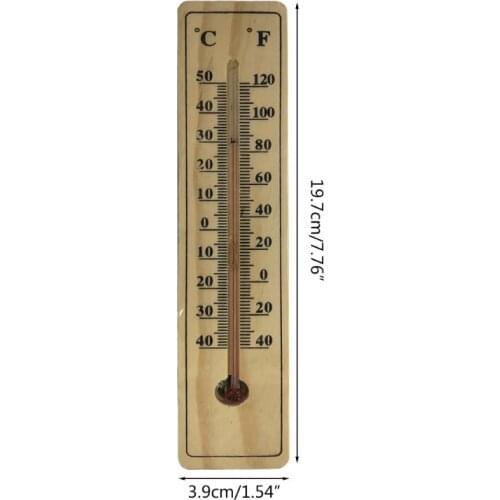 Wall Hang Thermometer Indoor Outdoor Garden House Garage Office Room Hung Logger