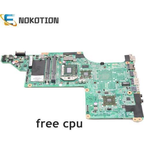 NOKOTION 615688-001 DA0LX8MB6D1 For HP DV7 DV7T DV7-4000 Laptop Motherboard Socket S1 DDR3 free cpu