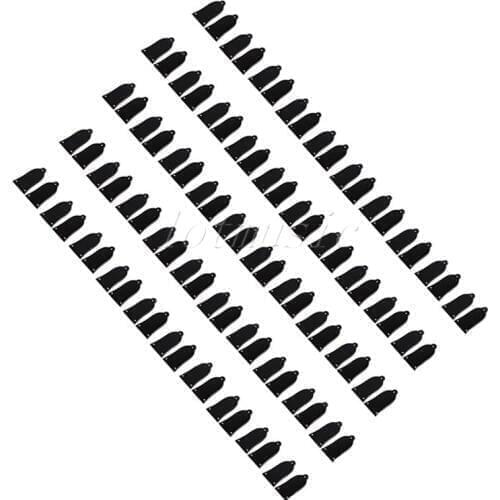 100Pcs Truss Rod Cover Black New Guitar Parts for Electric Guitar Replacement