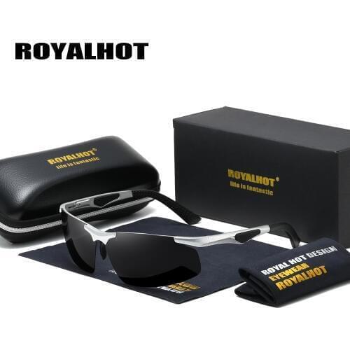 RoyalHot Men Women Polarized Aloy Rectangle Frame Sunglasses Driving Sun Glasses Shades Oculos masculino Male p60011