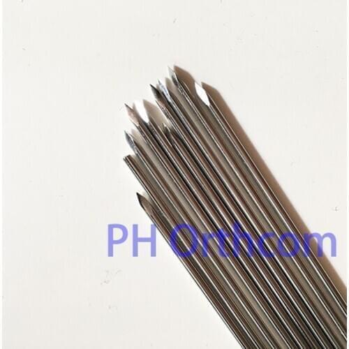 1.0/1.2/1.5/1.8/2.0x250mm K.Wires with Double ends Stainless Steel 317L Orthopedic Instrument
