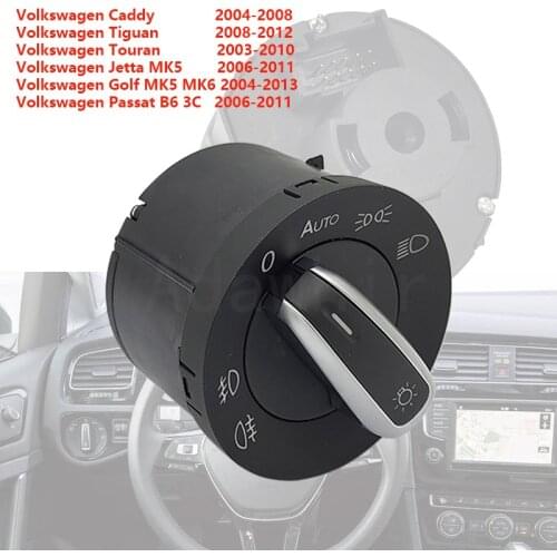 Headlight Fog Lamp Switch For VW Golf MK 5 6 Plus Jetta 3 Tiguan Caddy Passat B6 CC RABBIT 5ND941431B 5ND 941 431B
