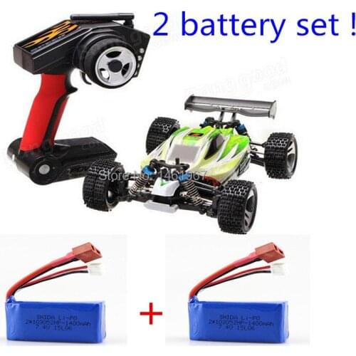 Wltoys A959-B remote radio control electronics rc car 1/18 2.4G shockproof Rubber plastic wheels buggy Highspeed Off-Road 4wd