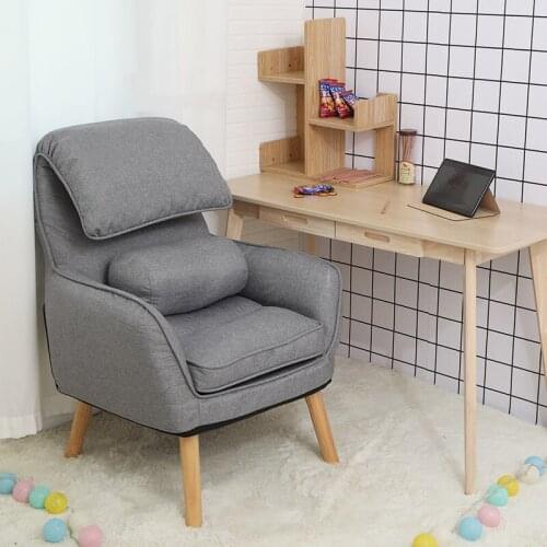 Living Room Household Lazy Sofa Folding Bedroom Hotel Single Back Recliner Home Small Apartment Balcony Leisure Computer Chair