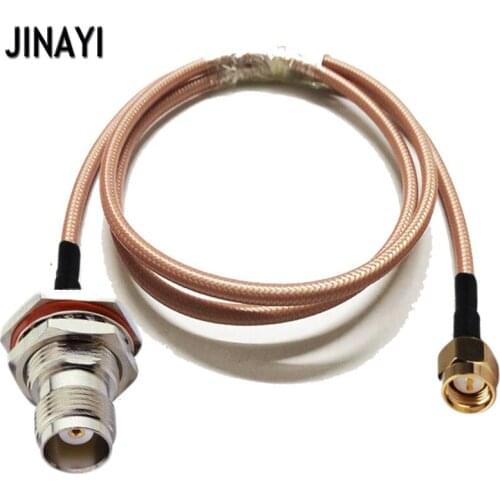 RG142 Low Loss Cable SMA Male to TNC Female O-Ring RF Crimp Coax Pigtail Connector Cable 10/15/20/30/50CM 1/2/3/5/10M