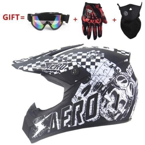 Personality Four Seasons Beach Bike Cross Country Helmet Men and Women Motorcycle Mountain Motorcycle Full Helmet Go Kart