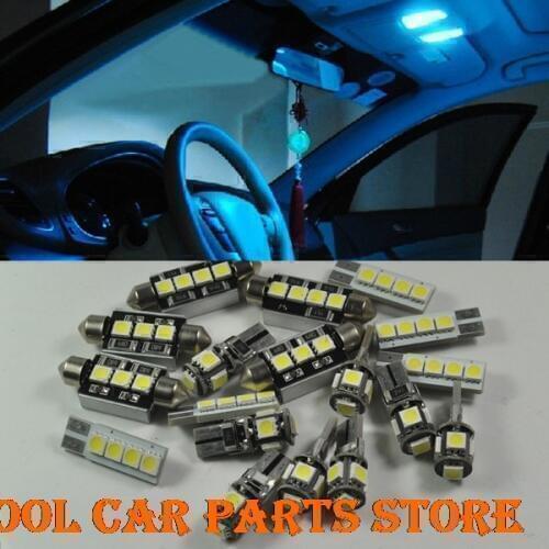 Ice Blue Error Free 10 Light SMD LED Interior kit Package For VOLVO XC 90