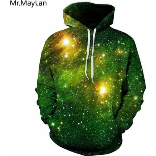 Harajuku Men/Women 3D Print Galaxy Space Sun Deep Forest Hoodies Sweatshirts Boy Long Sleeve Jacket Male Coat Tracksuits Tops