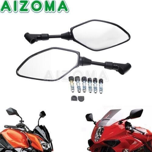 Universial Motorcycle Side Mirrors Racing Sport Bike Rear View Mirror For Yamaha MT/FZ/FZ XSR700/XSR900 Suzuki GSR400 GSR600