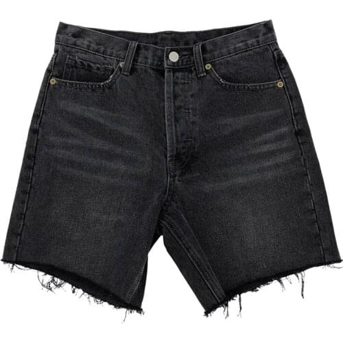 2021 New Summer Casual Ladies Jeans Loose Solid Color High Quality Women Shorts Fashion Elegant Cotton Female Shorts T173