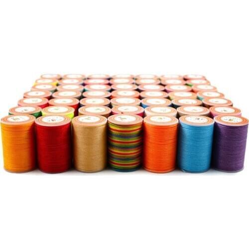0.65mm DIY Leathercraft Sewing Hand Wax Threads Jewelry Making Hilos Para Coser High Strength Quality Polyester Fiber 2020NEW