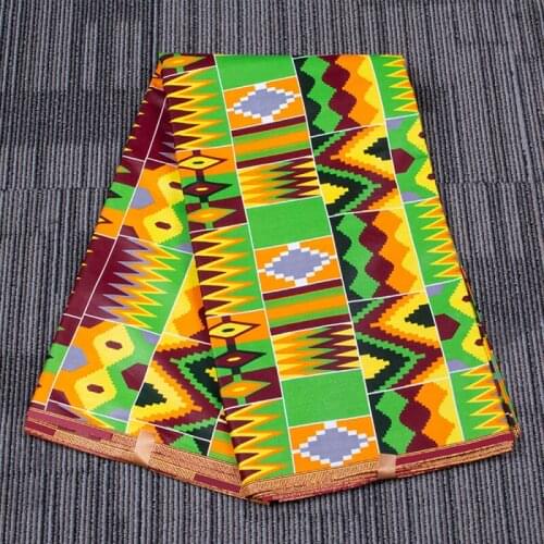 1Yard African Wax Cloth Printed Cotton Fabric For DIY Handmade Crafts Quilting Clothing Dress Materials Accessories