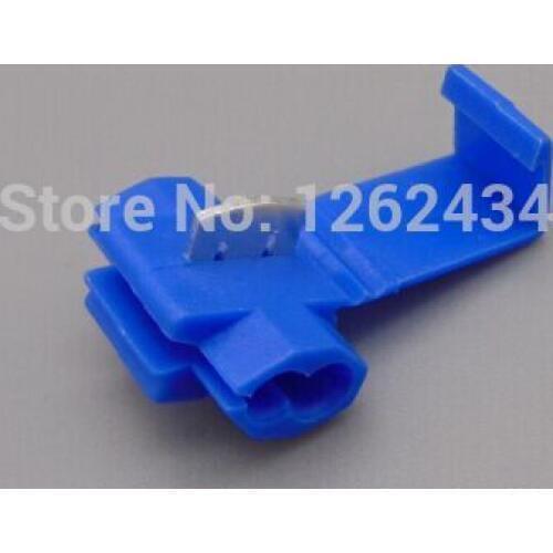100P 18-14 cord wire terminal quick connector from the broken line joint lossless adaptor card blue free shipping