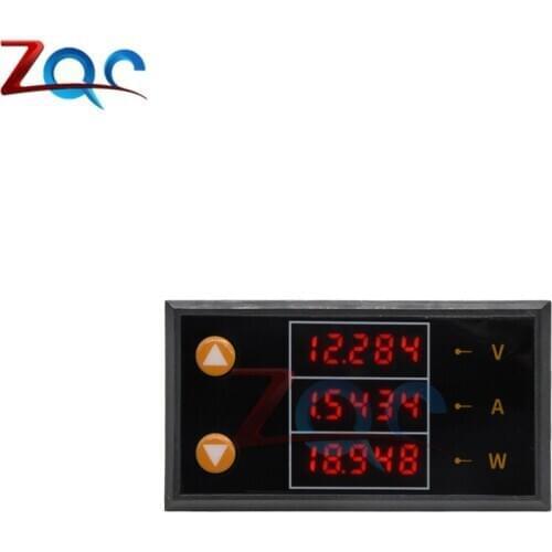 5 Bits LED Digital Voltmeter Ammeter Power Meter DC 0 -200V 0 -10A 0 -2000W High Precision Voltage Current Watt Tester Detector
