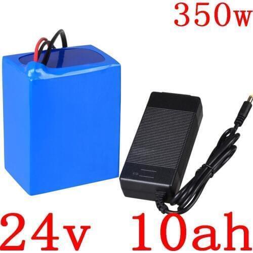 24V 250W 350W electric scooter battery 24V 10Ah lithium ion battery 24V 10Ah 13Ah 15Ah electric bike battery with 2A Charger