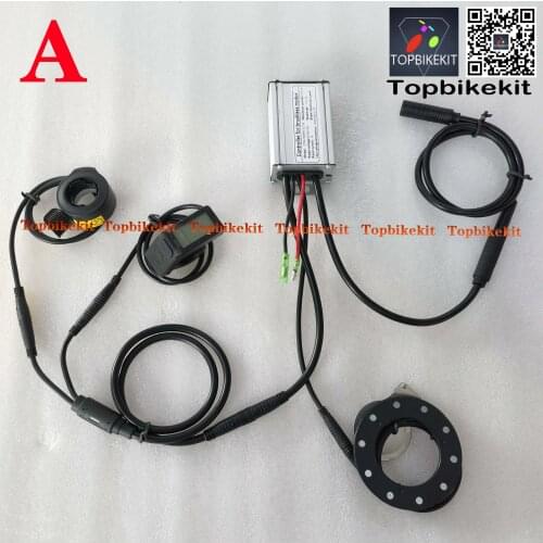 KT Controller Kit 24V/36V 15A +LCD4+Throttle+PAS++BZ-10C PAS+Brake+1T4 /1T2 extend cable/ ebike motor controller kit