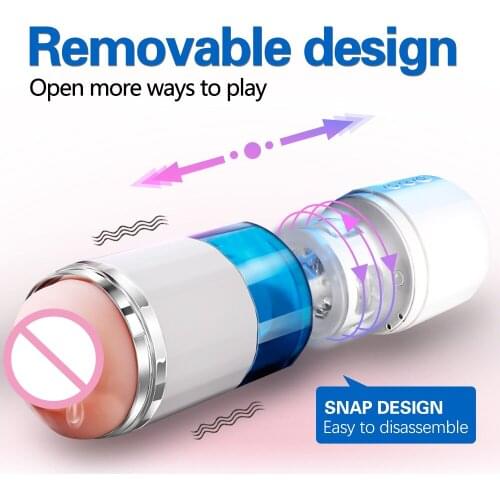 Automatic Rotating Vibration Masturbation Cup Adult Male Masturbation Aircraft Cup for Male Sex Toys Adult Toy for Man Pussy Toy