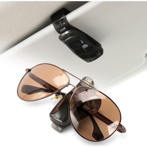 Car Visor Glasses Sunglasses Ticket Clip Holder For Mercedes W203 BMW E39 E36 E90 F10 Volvo XC60 S40 Audi A4 A6 Q5 Q7
