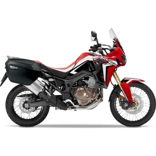 For HONDA AFRICA TWIN CRF1000 CRF 1000L 2016-2017 SHAD SH23 Side Boxs+Rack Set Motorcycle Luggage Case Saddle Bags Brasket