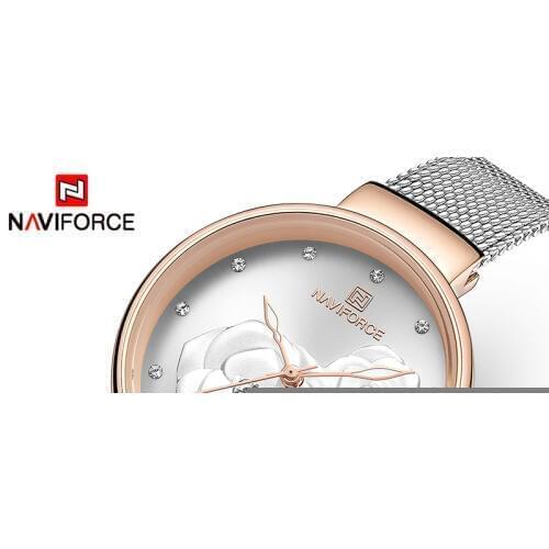 Women Watches NAVIFORCE Top Brand Luxury Ladies Quartz Watch Waterproof Womens Wristwatch Fashion Girls Clock Relogios Feminino