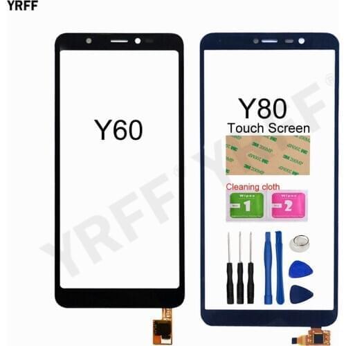For Wiko Y80 Y60 Touch Screen Digitizer For Wiko Y60 Y80 Touch Glass Panel Sensor Assembly Parts