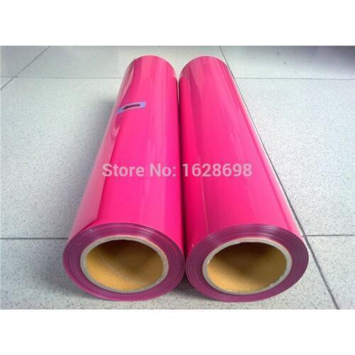 CDU-26 Fuchsia color PU vinyl DIY basketbal garments by cutting plotter free shipping