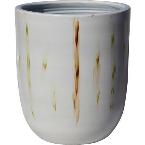 Ujar Model Outsize Size Ceramic Flower Pot Stem Pattern 40x36 cm