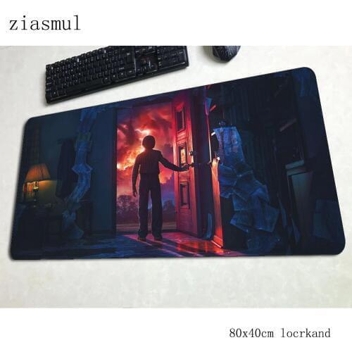 Stranger things mouse pad 800x400x3mm mats cheapest Computer mouse mat gaming accessories High quality mousepad keyboard gamer