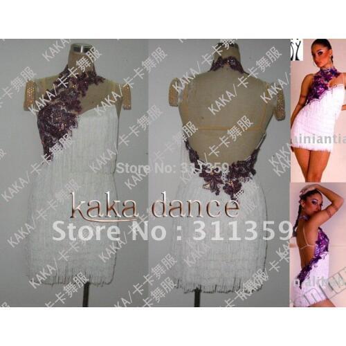 Hot-Selling Female Latin Dress!New Competition fringe Latin dance dress,salsa dress,ballroom dress,KAKA-L9182,girls dance latin