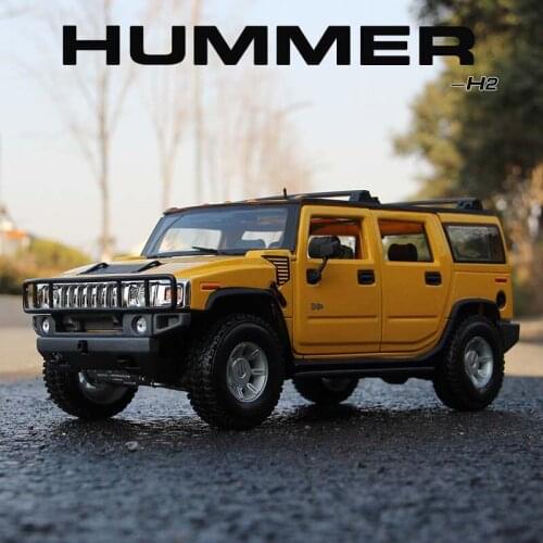 HUMMER H2 Alloy Car model Off-road vehicle Diecasts & Toy Vehicles Car Model Miniature Scale Model Car Toys For Kids Model