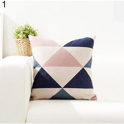 Geometric Animal Print Throw Pillow Case Square Cushion Cover Home Sofa Decor