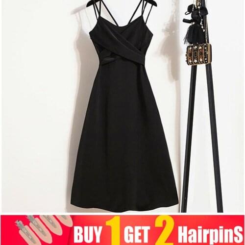 2021 summer new dress French style niche design suspender dress suitable for the same small fashion temperament womens dresses