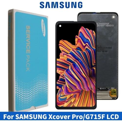 6.3 inch Original G715 LCD For Samsung Galaxy X Cover Pro G715FN Display Touch Screen Digitizer Assembly Xcover Pro SM-G715 LCD