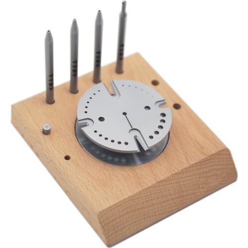 New! Balance Wheel Assembly and Disassembly Tool with Wooden Stand