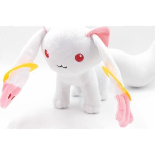 Puella Magi Madoka Magica Kyubey 20CM Plush Doll Stuffed Animal Dolls Soft Gifts Retail