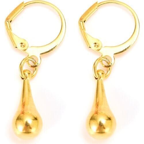 Bangrui Beads Earrings for Women/Girls Gold Color Ball Earing Jewelry Gifts African,Indonesia,Nigeria,Congo,Arab Earring gift