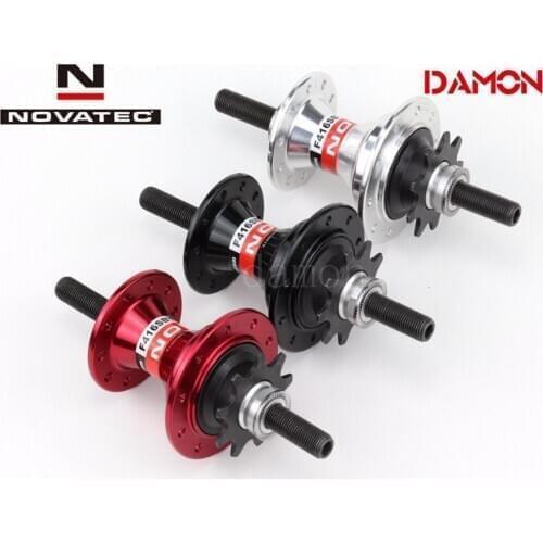 Original Novatec F416SBT 9T 20H Folding Bike Aluminum Alloy Hubs 80mm 2 Sealed Bearings Single Speed Bicycle Hubs With Nuts