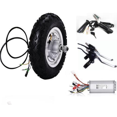 10" 500W 48v disc brake electric wheelchair hub motor , electric scooter motor , electric bicycle motor