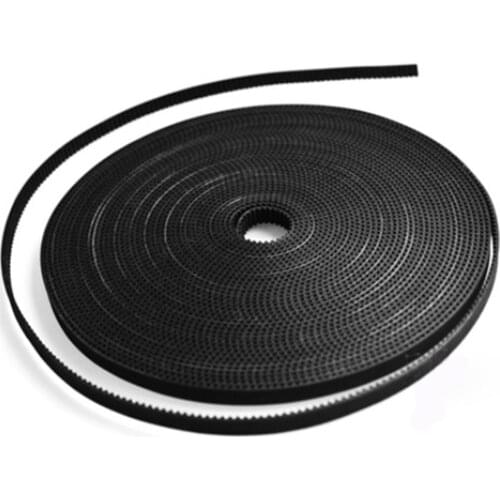 3pcs 1.7m 6mm Width GT2 Timing Belt, Fiber Reinforced Rubber, Tension Belt