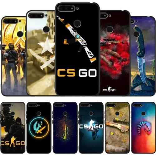 Cs go black Silicone Phone Case For honor 30 20 Pro 8 8X 9 10 20 Lite Mate 10 20 30 Lite Pro cover